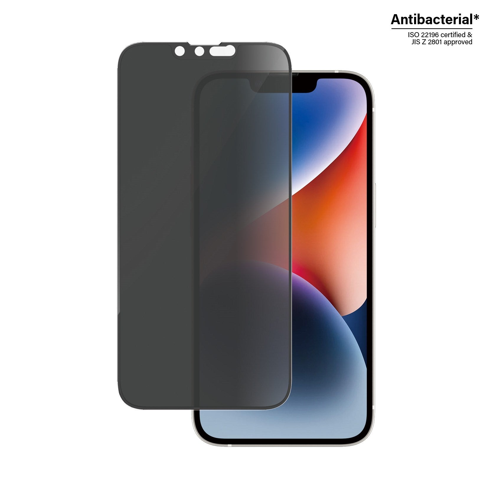 PanzerGlass® Privacy Displayschutz iPhone 14 | 13 | 13 Pro | Ultra-Wide Fit m. EasyAligner